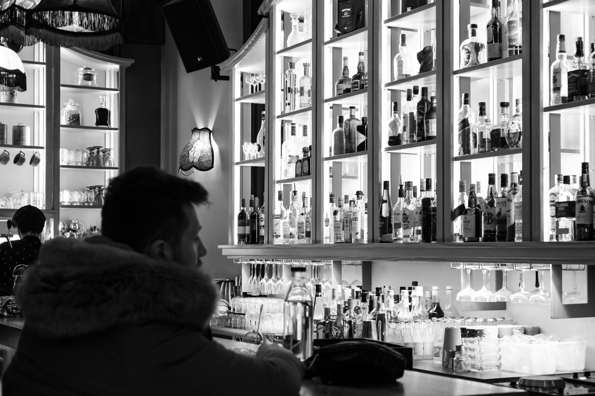 Nur auf einen Drink