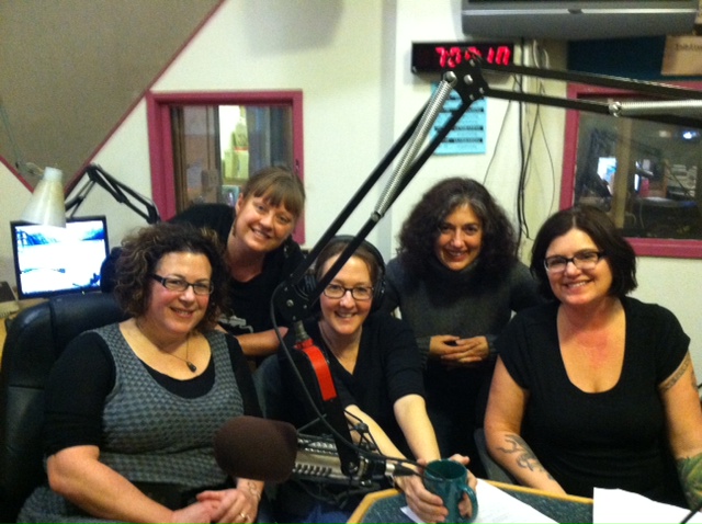 KBOO radio with Voicecatcher crew (Tiah Lindner Raphael, Jennifer Foreman, etc.)