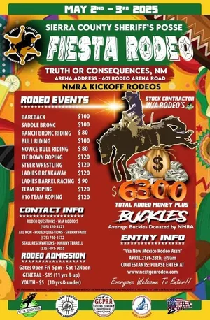 SCHEDULE — New Mexico Rodeo Association