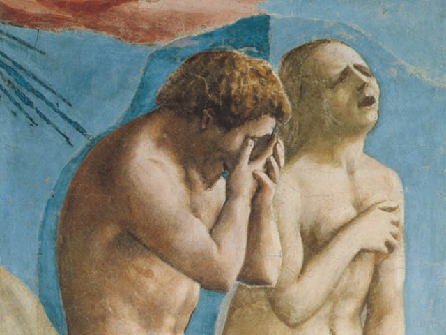 The Expulsion of Adam and Eve by Italian painter Masaccio, 1425)