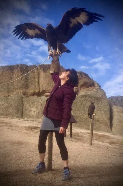 Mongolia---leslie with eagle overhead.jpeg