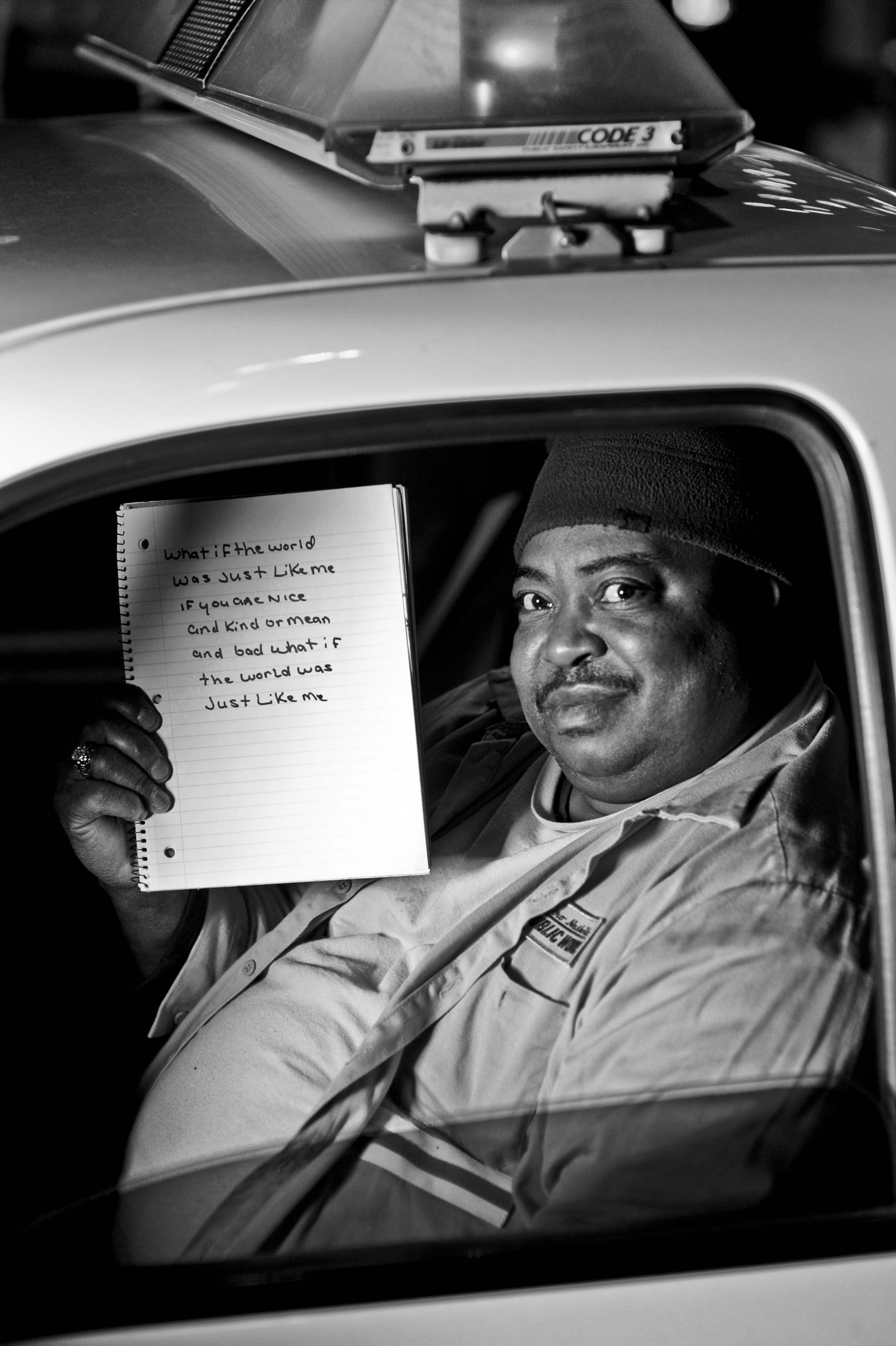 Rodney Knott works the late-night maintenance shift working for the Nashville Public Works Department.