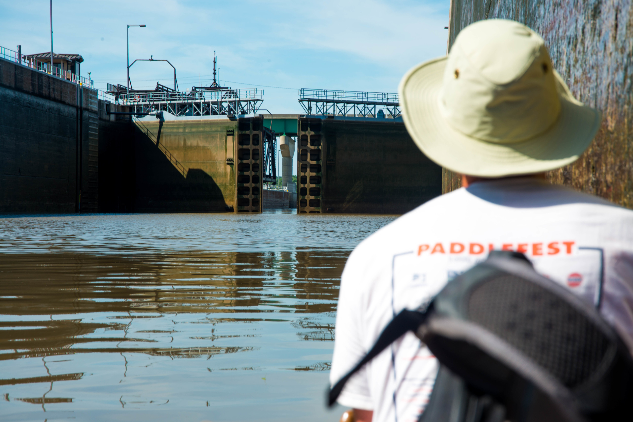  People unfamiliar with maritime travel along the Mississippi would always ask us how we handled the system of lock and dams. A sort of confused/surprise would always descend upon them when we would simply say how we would lock (descend) down like ev