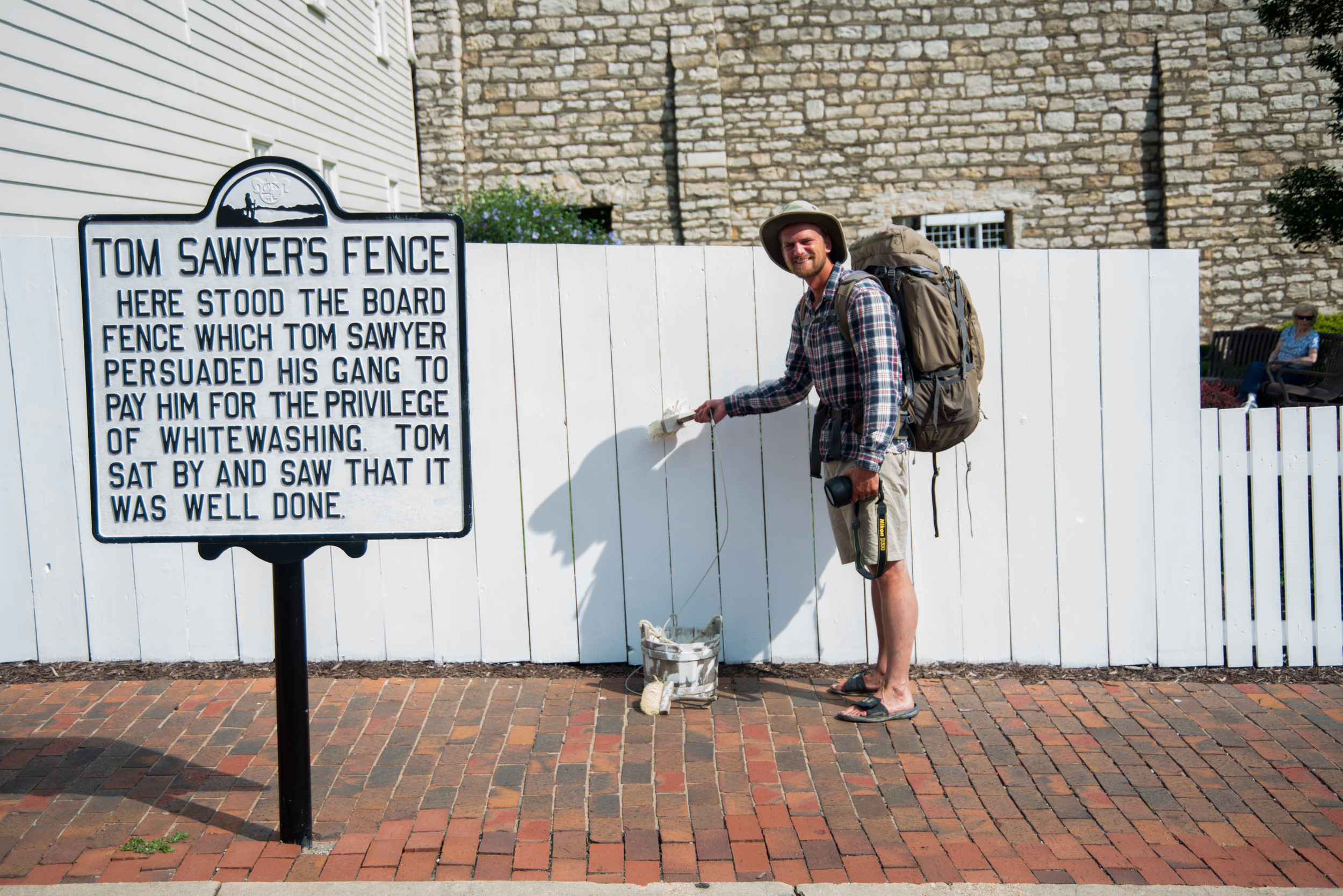  Stopping for a spell in Hannibal, Missouri, the hometown of Mark Twain, was one of the most memorable times of our trip. A chance to stretch ones legs in a river town rich in history was something Will and I both lept at. 