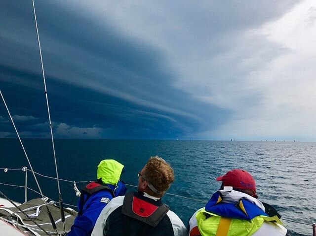 Nostalgia and free time have me reviewing old projects and I found a group of photos from the 2019 Port Huron-to-Mackinac Race. Started off with great wind, which led the entire fleet into a series of lightning and ominous cloud filled thunderstorms.