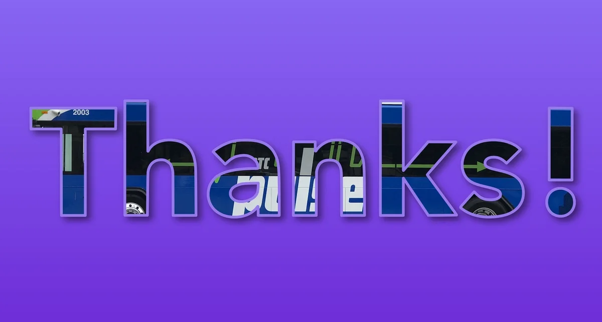 Thank you (and what's next)!