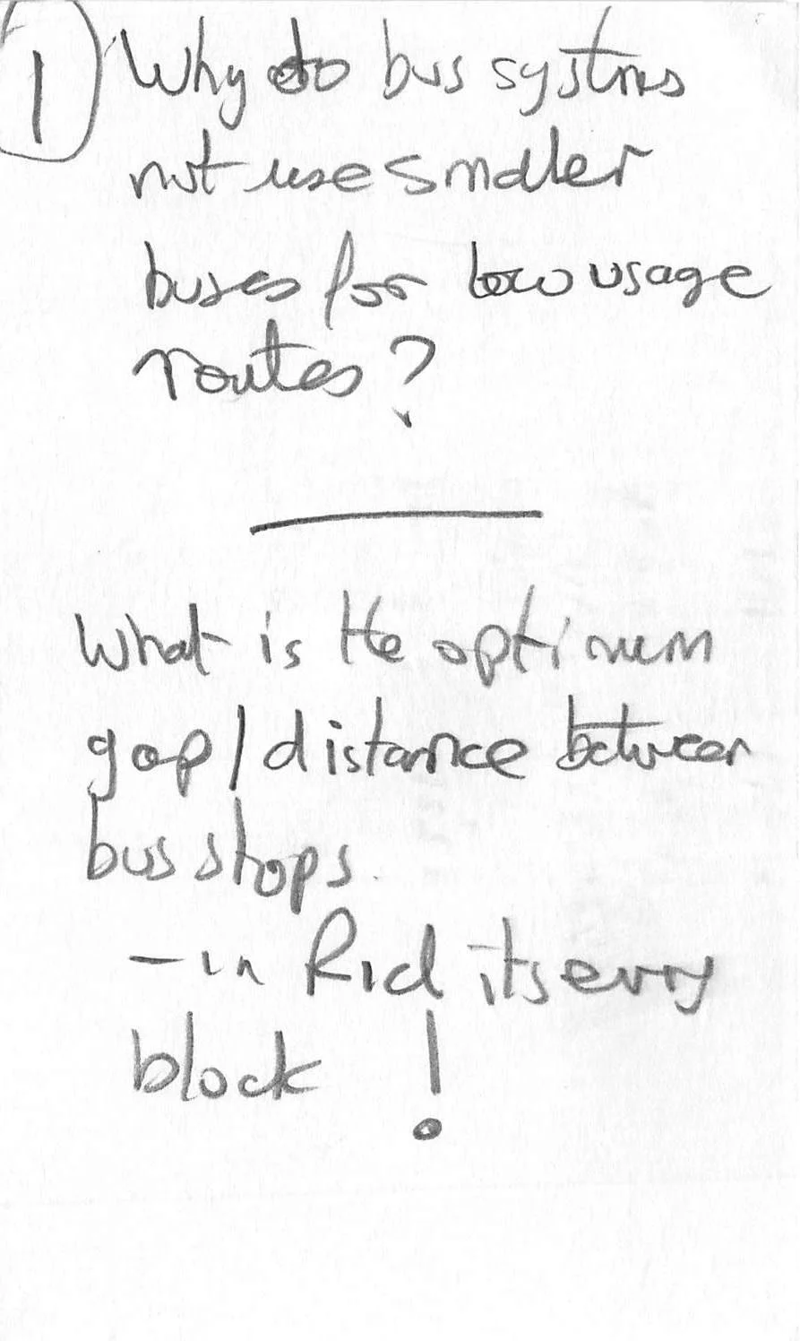 #AskNicholas: Smaller buses and stop spacing