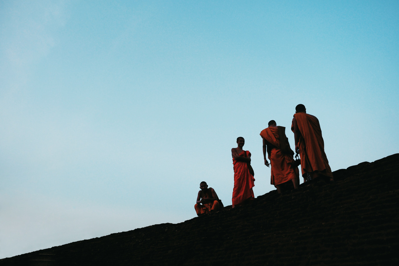 Monk silhouette