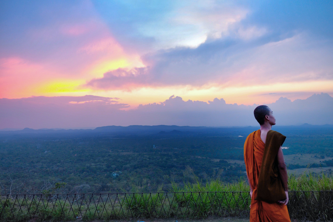The sun had set and time got the better of us, my friend and I were the only ones remaining at the top of Sigiriya. The last remaining moments of light we came across 4 monks that we had befriended earlier. There was a surreal moment makin g our way back down the 1202 steps in darkness, being guided by monks illuminating our path with the light from their mobiles. Jumping fences and slightly disorientated we all made it safely to the bottom. We thanked our new friends and said goodbye smiling, one monk took a liking to my friend Moe and had even asked for his number .
The perfect ending to a perfect day.
Olympus OM-D E-M1 + 12-40mm f2.8