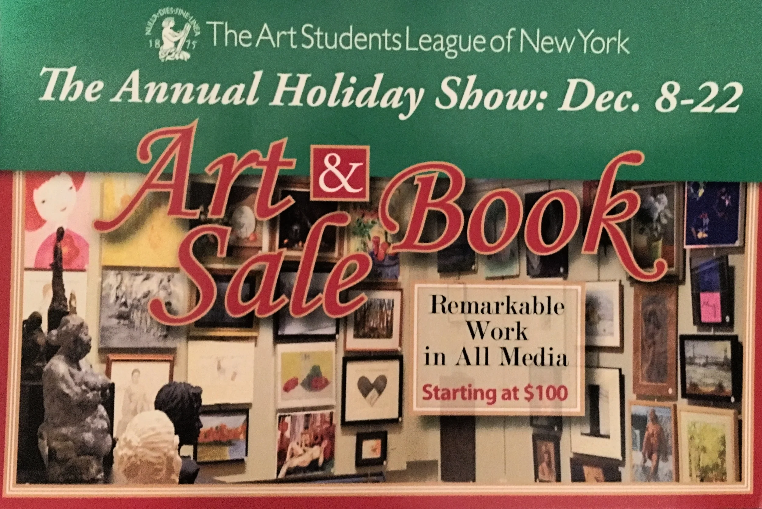 The Annual Holiday Show at the Art Student League of New York 