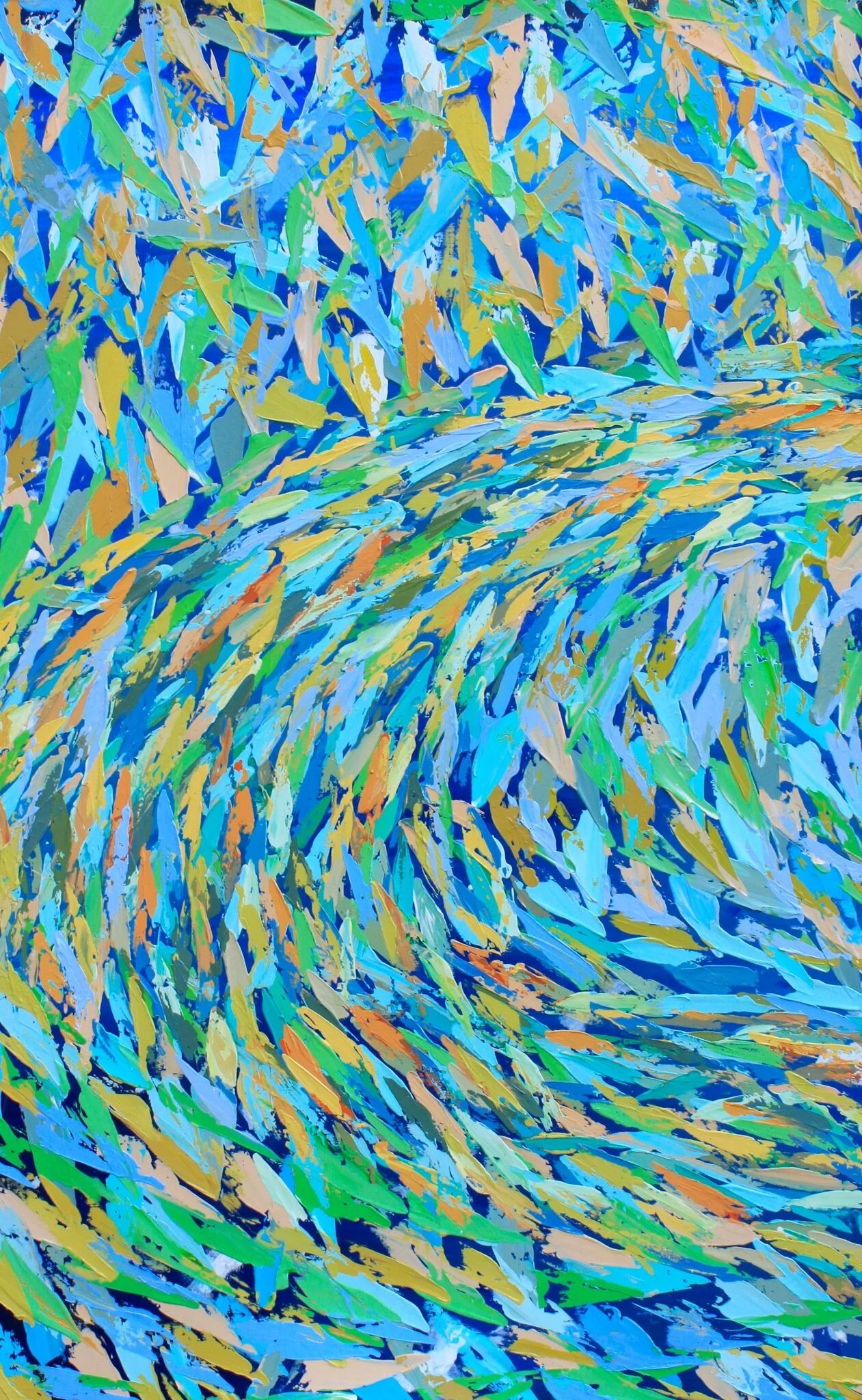  Sumo, 2016    Acrylic on canvas   (30x48)   