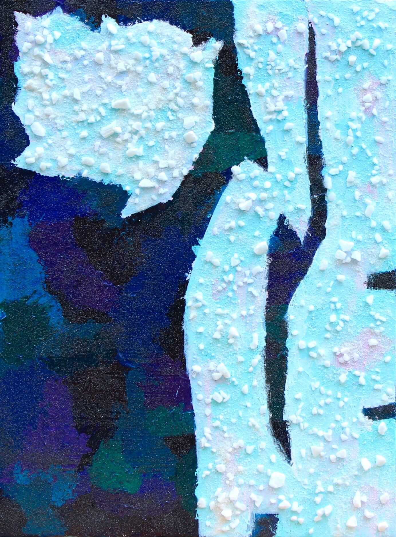  Untitled, 2017  Mixed media on canvas   (20x16) 