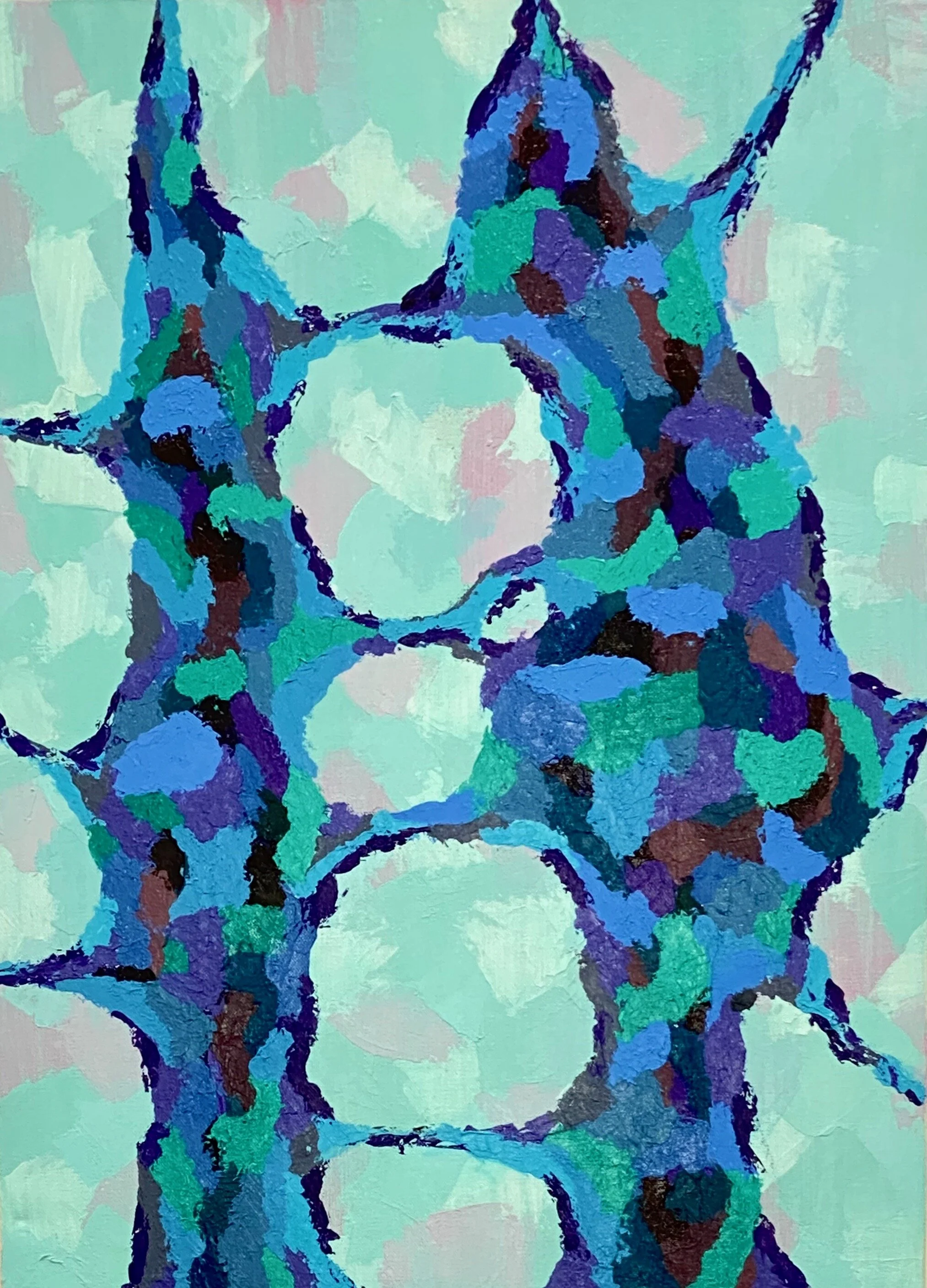  Untitled,  2017    Acrylic on canvas  (20x16)  