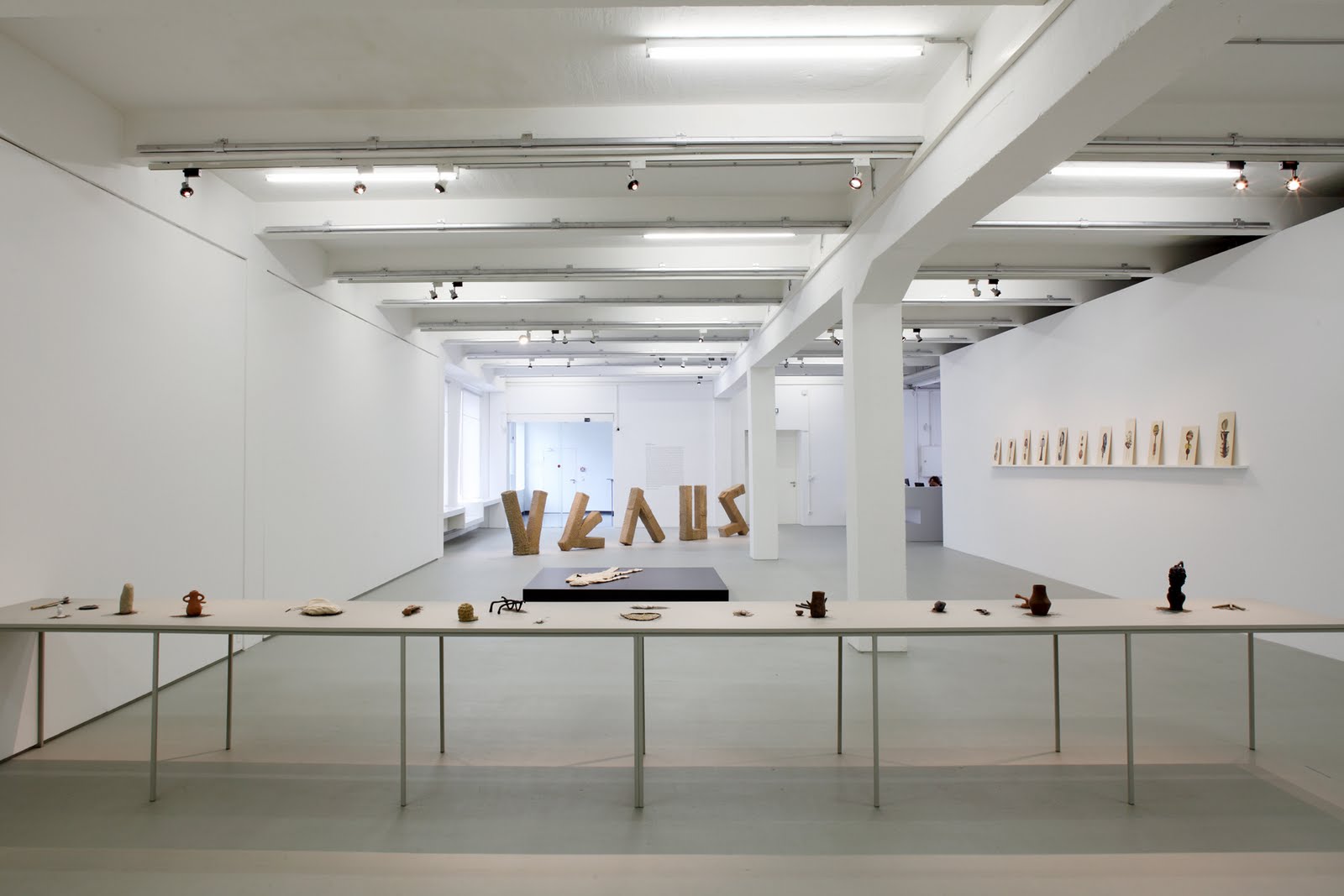 Kate Just, VENUS Was Her Name, 2011 Mixed media installation including hand knitted forms, ceramic objects, and collage on wood. Documentation: Christian Redtenbacher