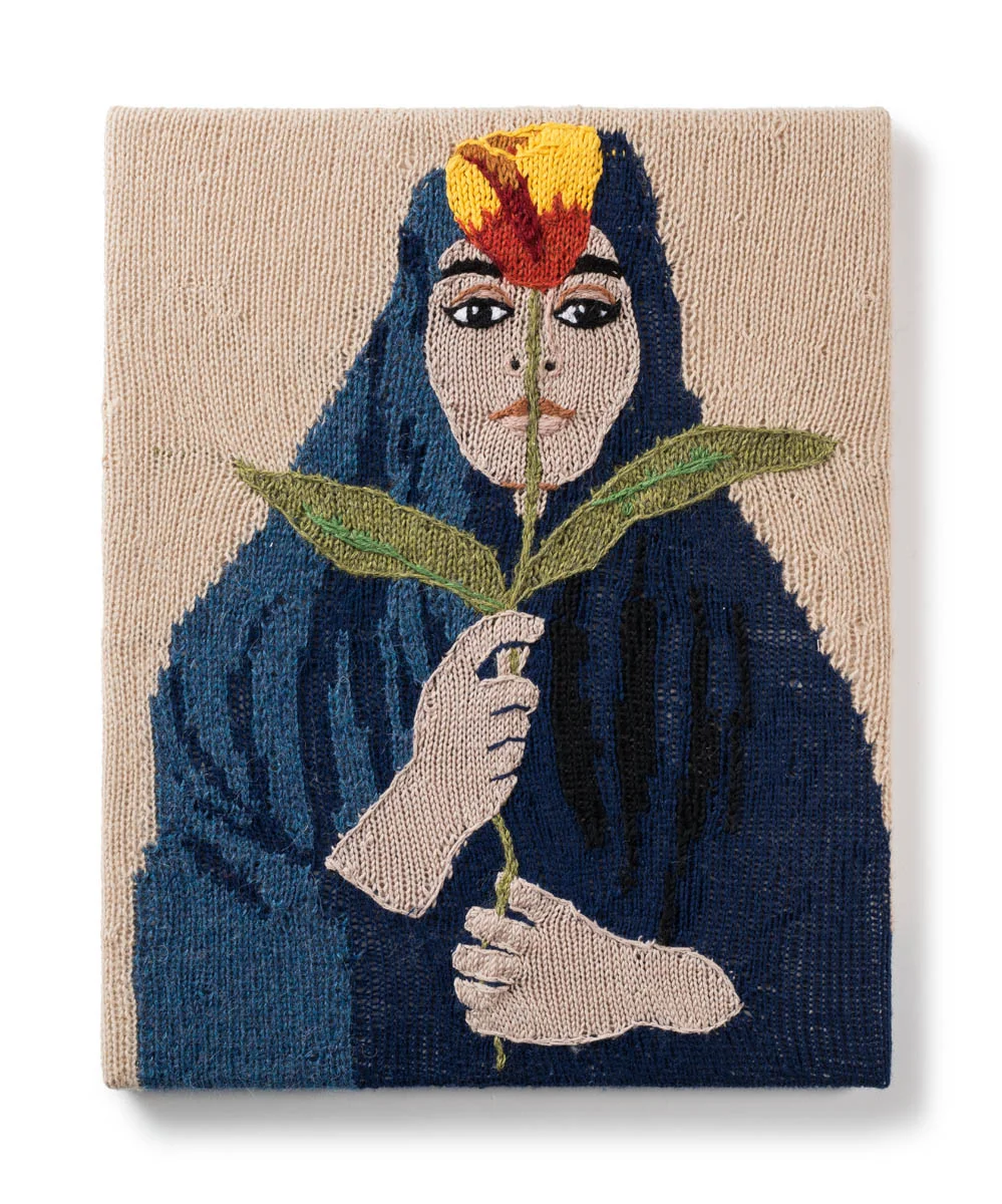 Kate Just, Feminist Fan #38 (Shirin Neshat, Untitled, 1995) 2017