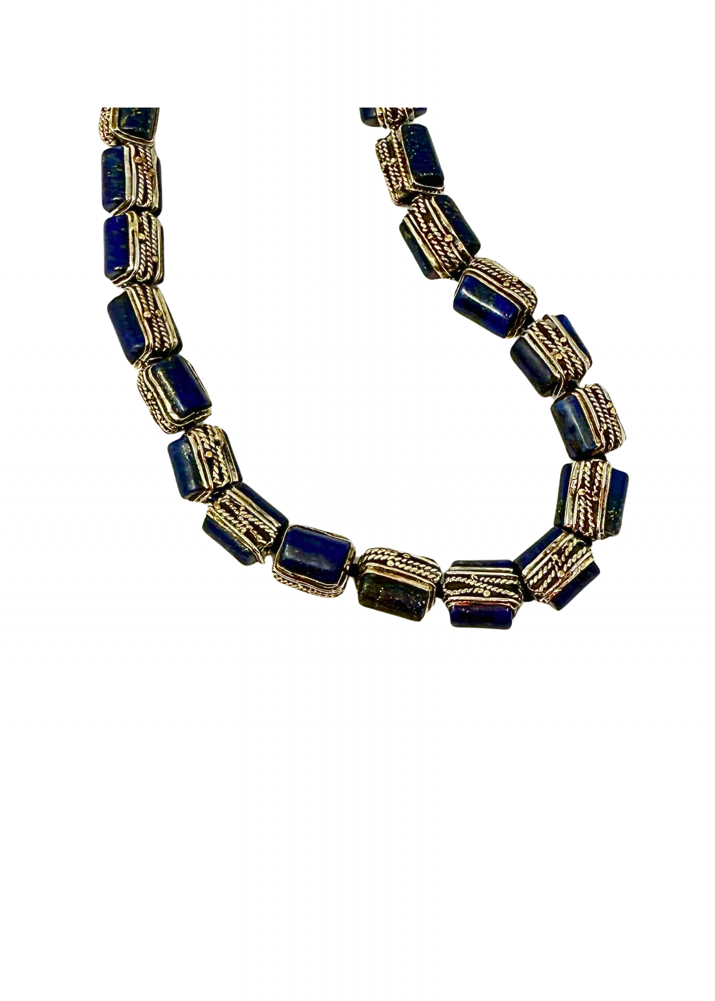 Lapis, Tibetan Silver Close Up .PNG