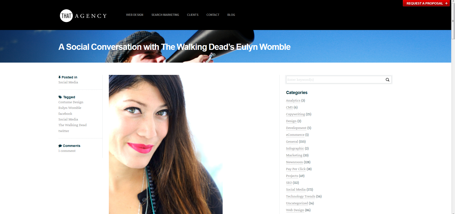A Social Conversation with The Walking Dead’s Eulyn Womble
