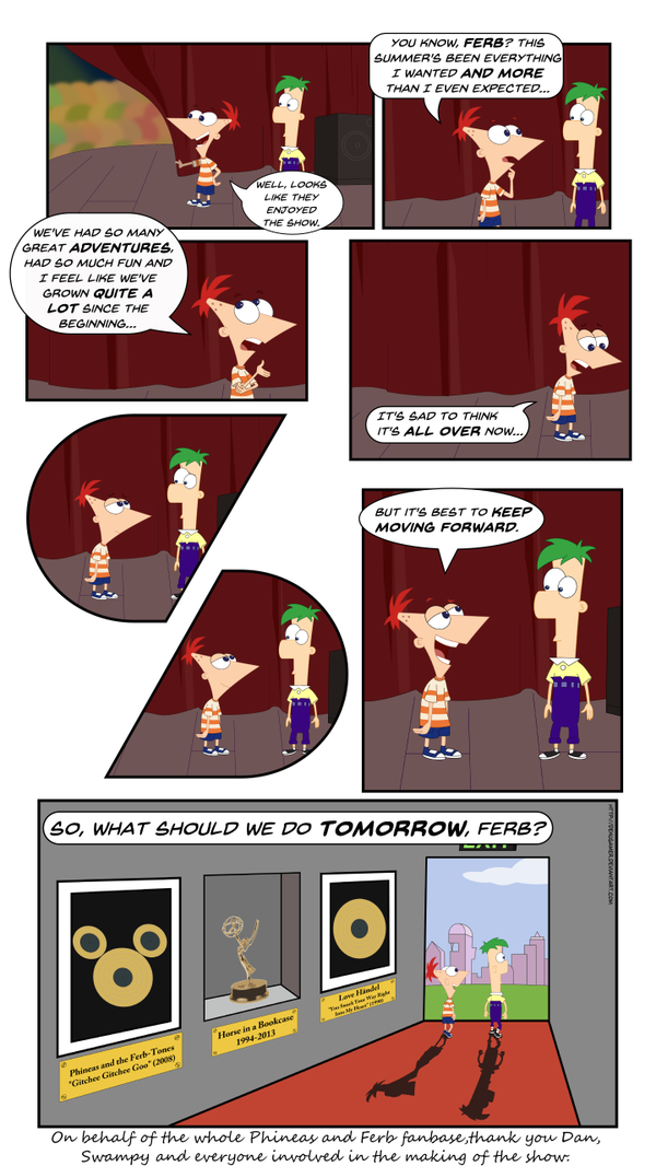 This is a comic I found on Twitter written and illustrated by a fan of the show, on behalf of the entire fanbase. I found it extremely touching and fitting as a final tribute to the end of the series, so I thought I'd include it here.