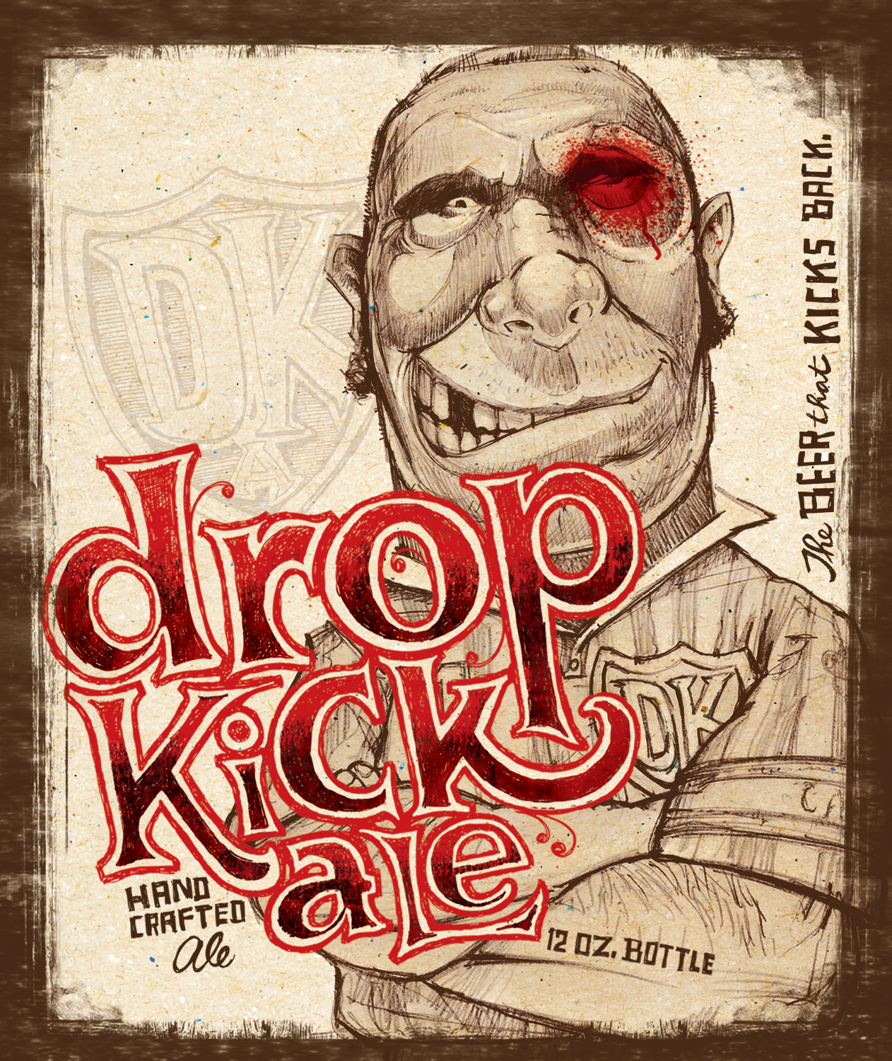 Drop Kick Ale Label