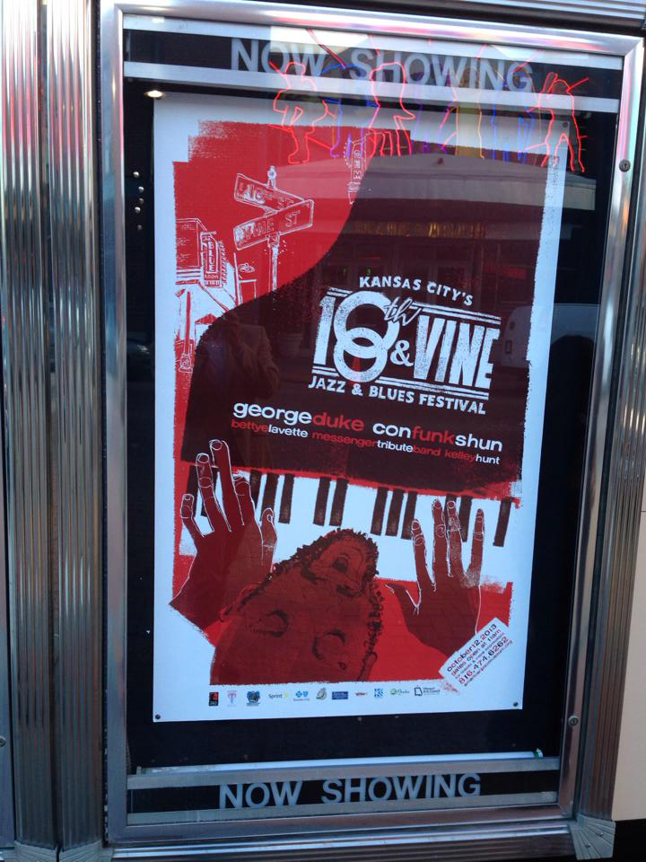 2013 18th & Vine Jazz & Blues Fest Poster