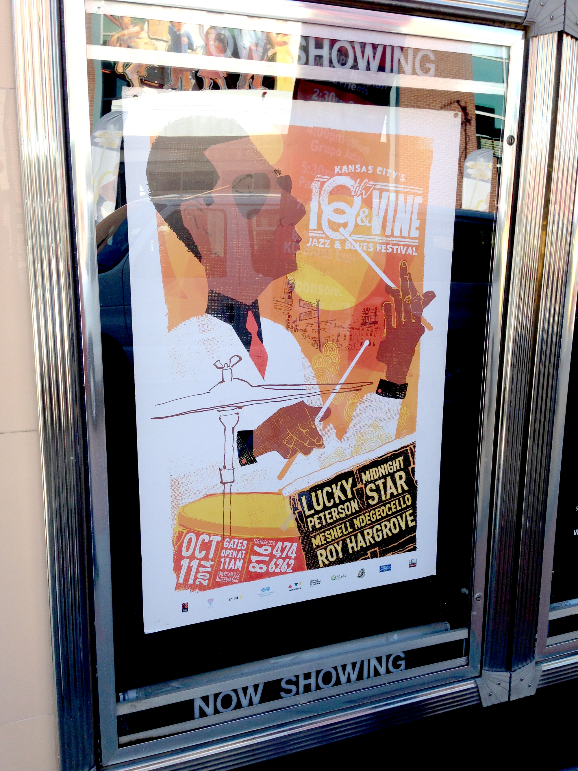 2014 18th & Vine Jazz & Blues Fest Poster