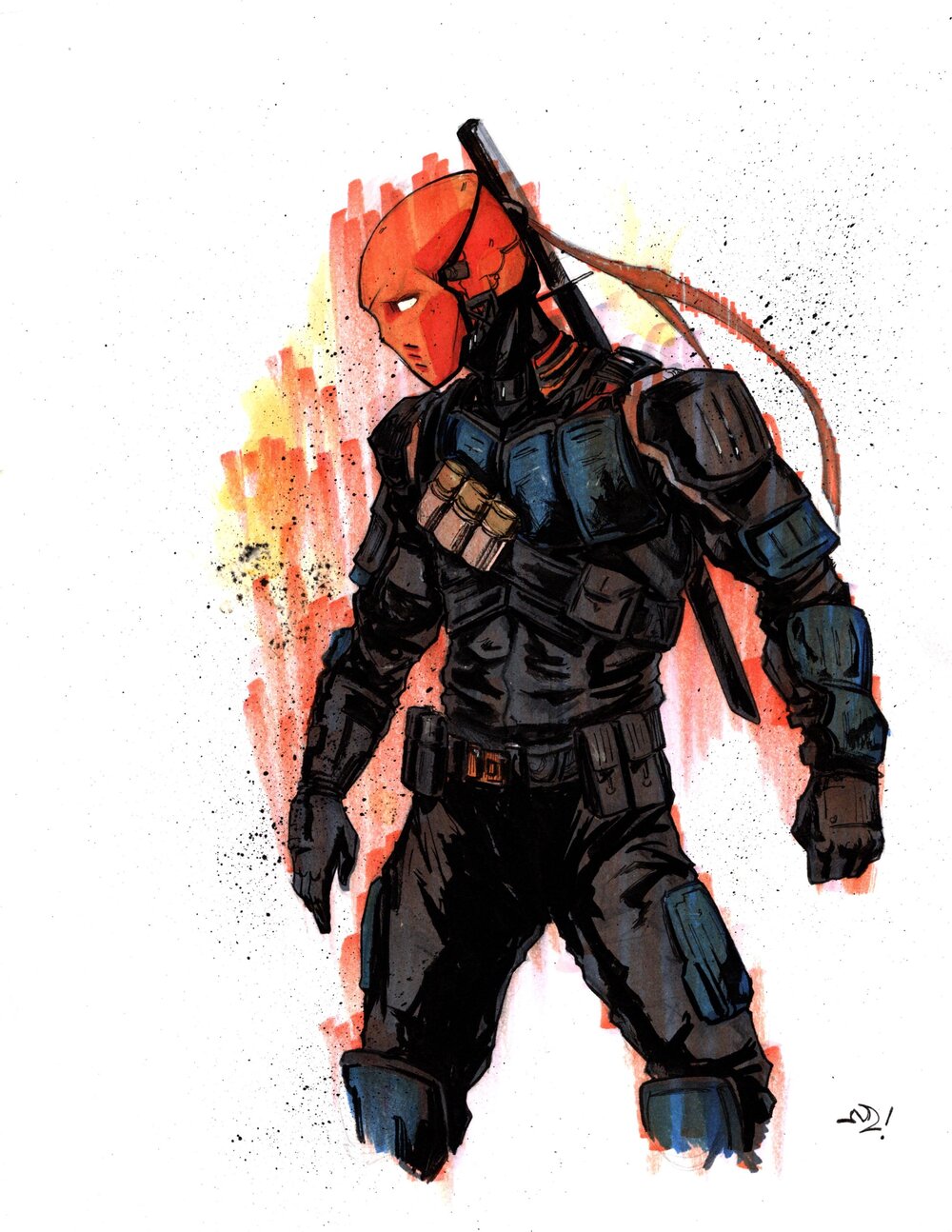 Deathstroke Speed Draw : r/Deathstroke