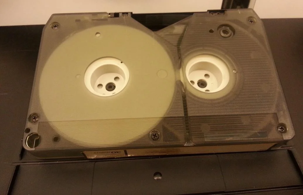 Fig. 3. The U-matic videocassette of Superstudio. The Long Beach Museum of Art Video Archive, circa 1970-2000. 1972, the Getty Research Institute, 12 Feb. 2015.