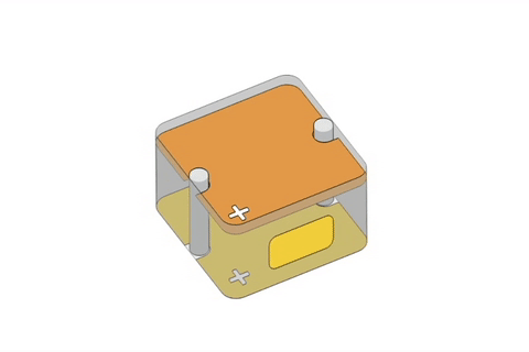 Figure 1: Animation of membrane movement of single micro-blower.