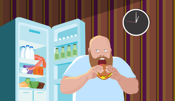 A Link between poor sleep and obesity: Late night snacking — Airing