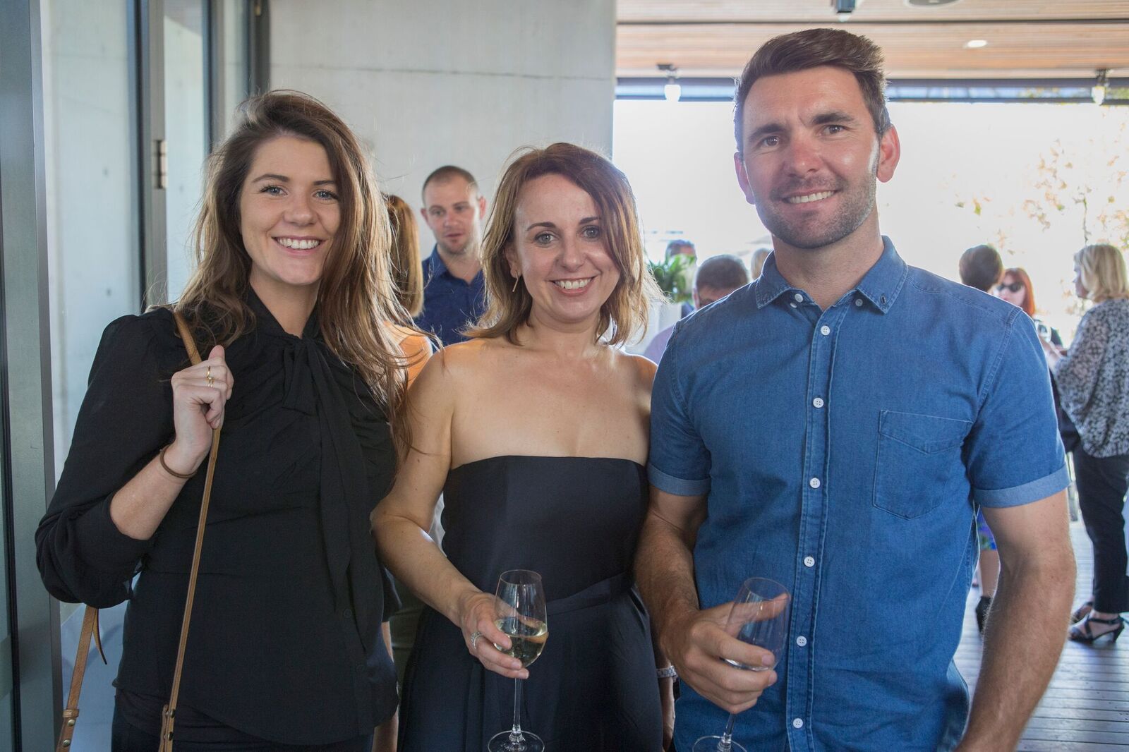 Nicole Snow with Josh and Shannon Riley from Jesse Dains Photography.