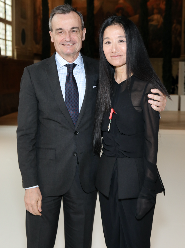 Ambassador of France to the United States Gérard Araud & Vera Wang (Photo: François Goizé)
