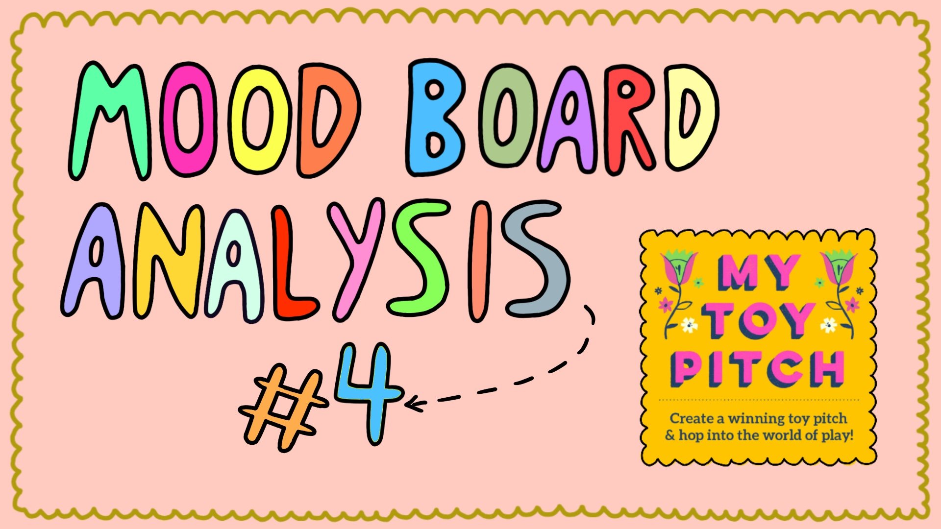  Cover image for a video on mood board analysis with Riley Wilkinson, from Make Art That Sells: My Toy Pitch e-course. 