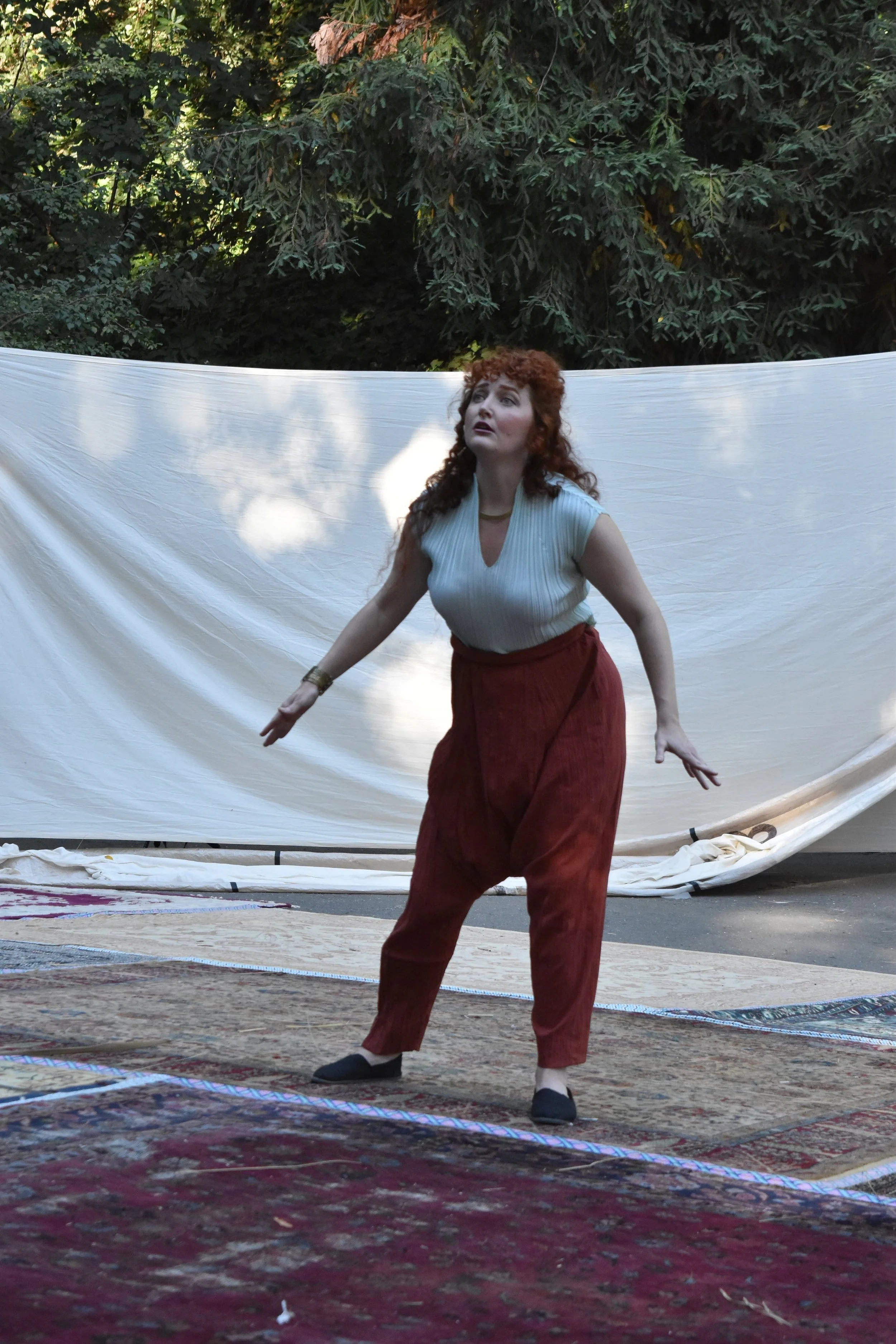  Ariel in  The Tempest   Inferno Theater  photo: David Mejia 