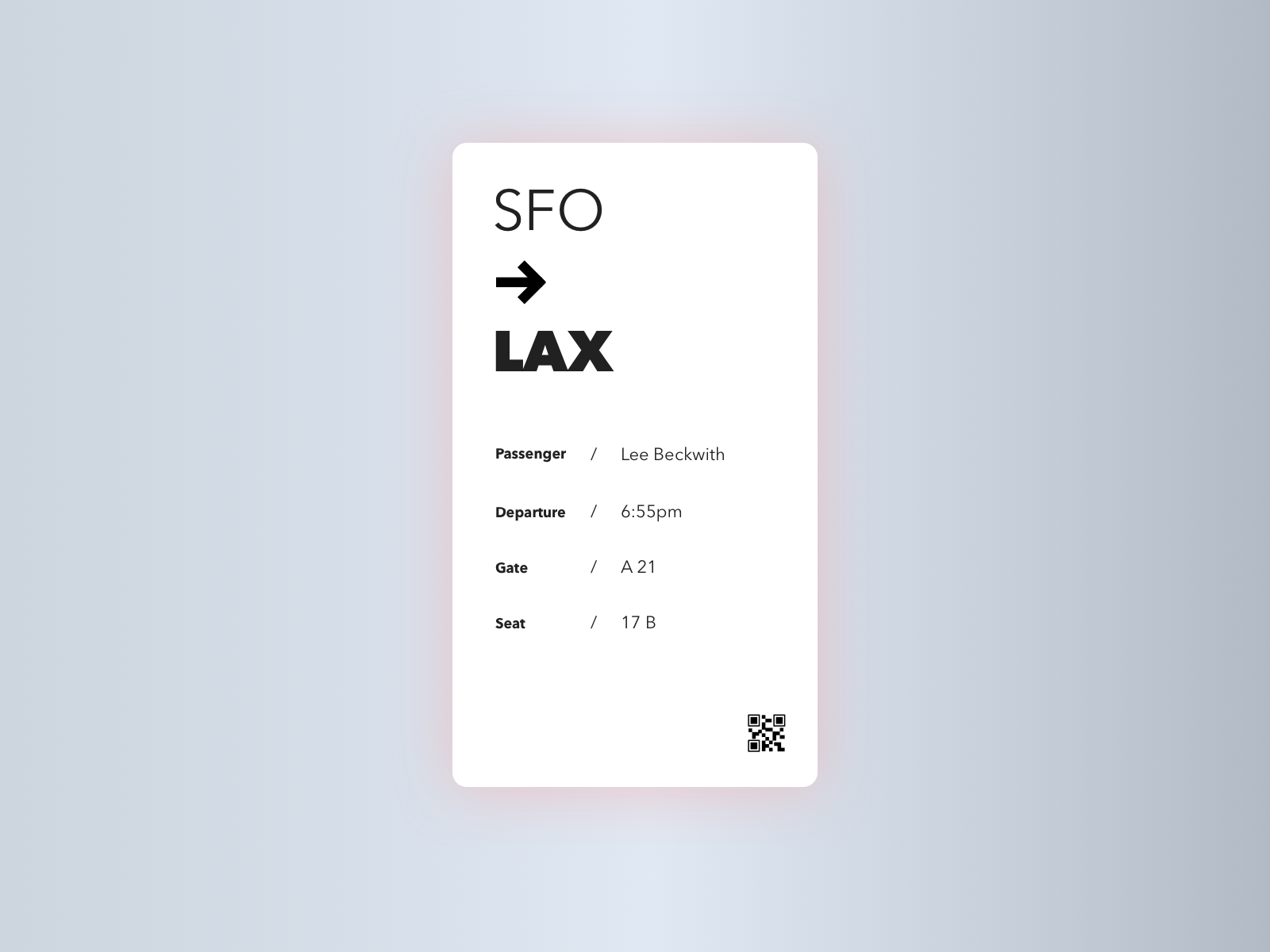 Boarding Pass