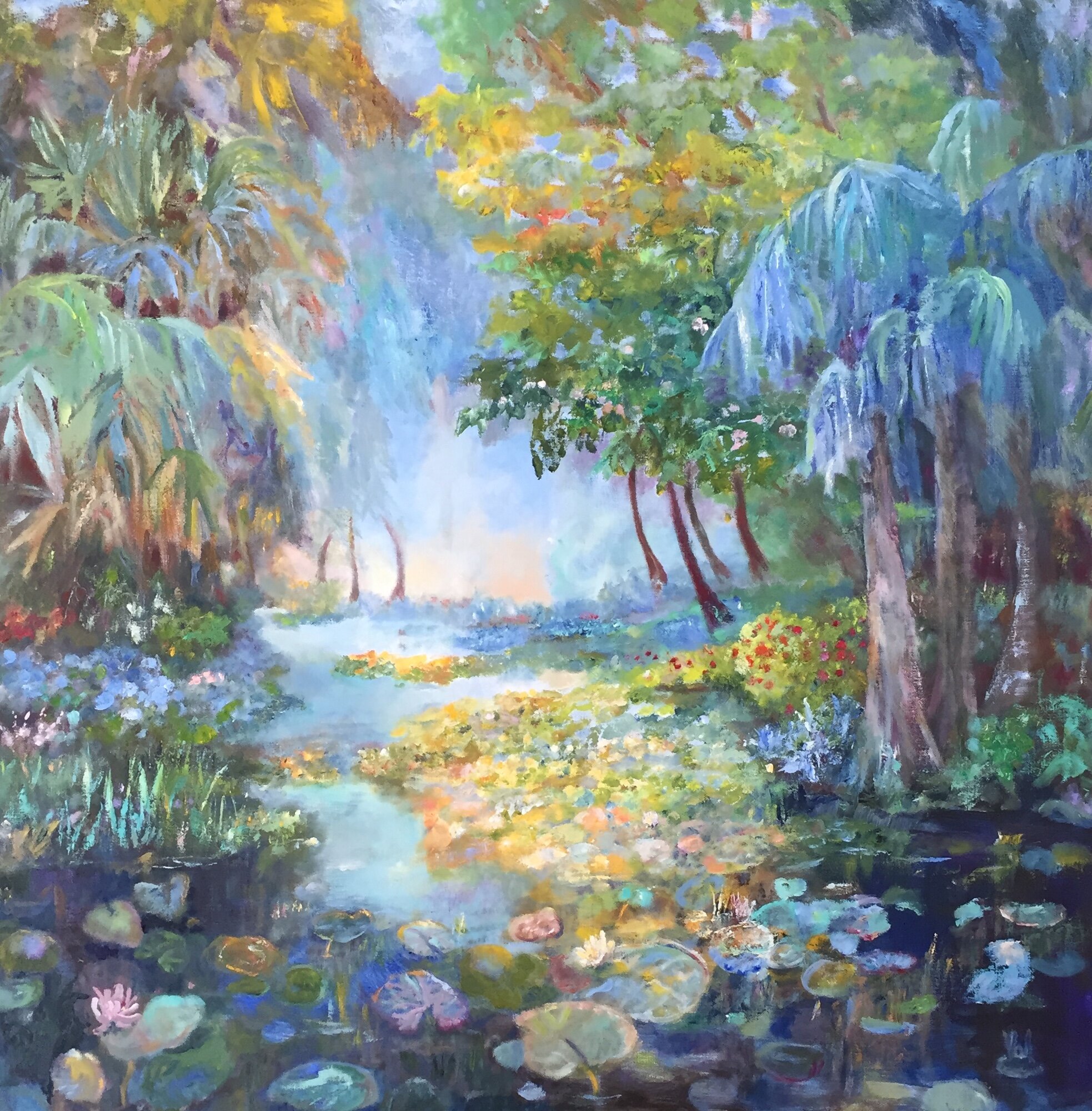 Meg's HAPPY BLUES        SOLD