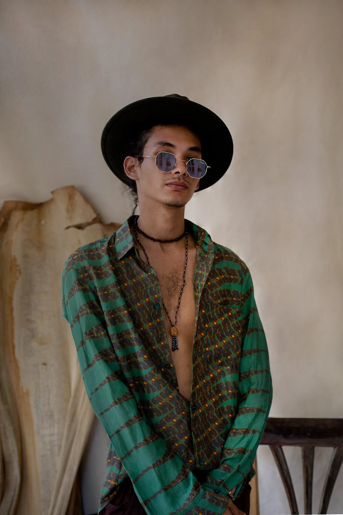 emerald long sleeve shirt