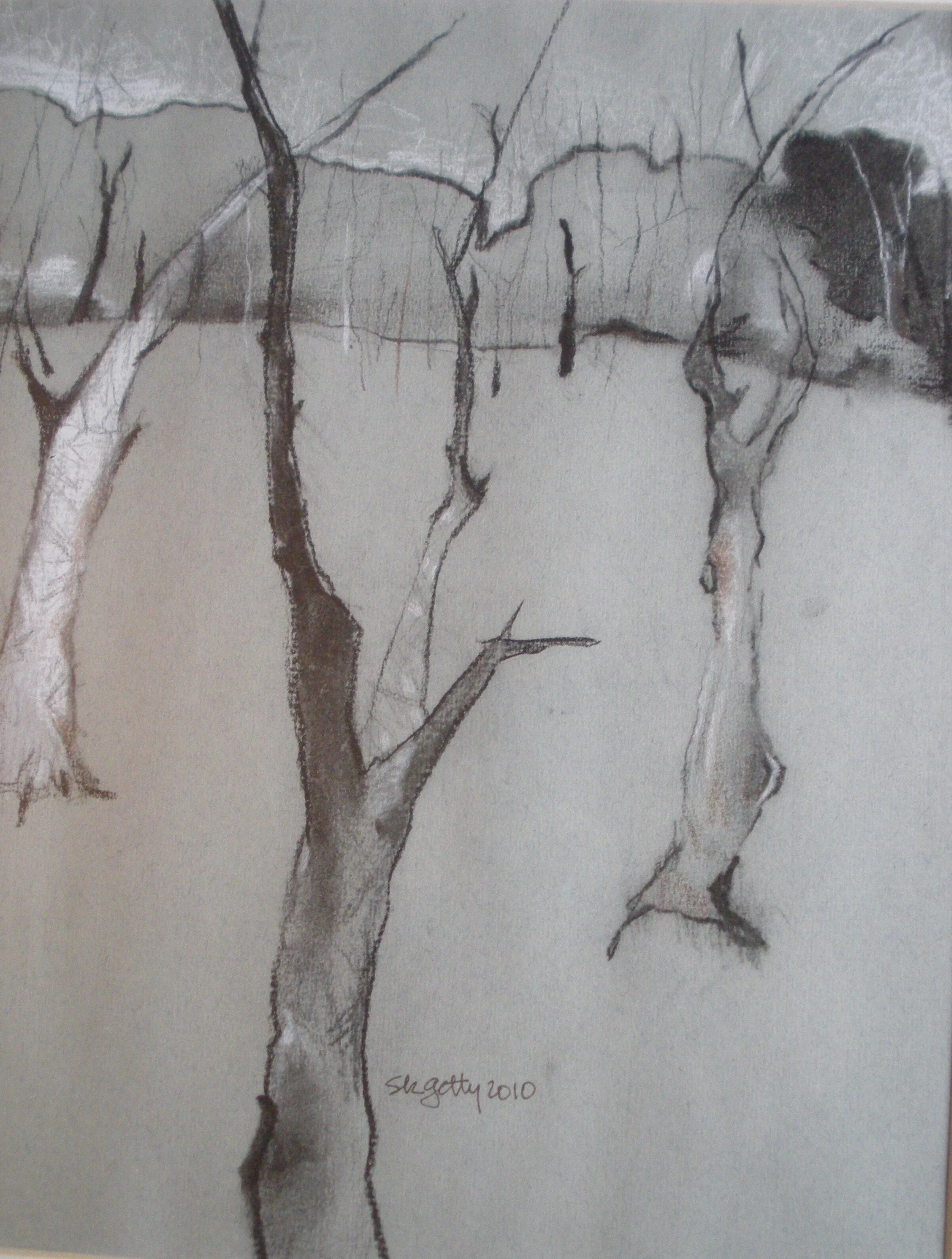 Charcoal Trees