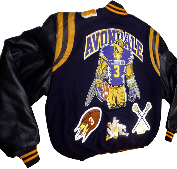 AvondaleFootballPlayerBeeToughPlayerYellowJacketVarsityJacket-WrestlingPatchesLacrossepatches-GetCustomized-wb.png