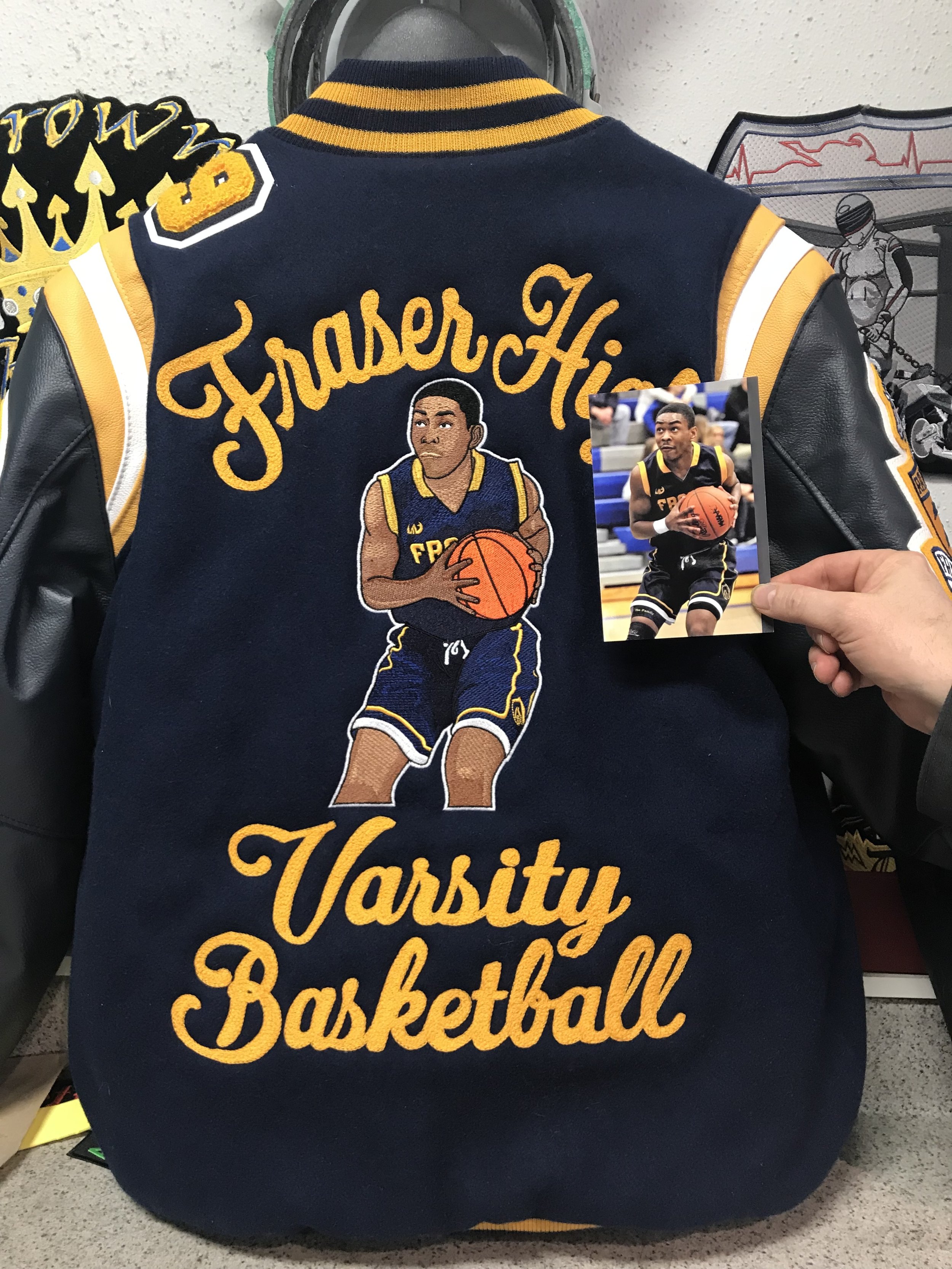 Buy Letterman Jacket Custom Basketball