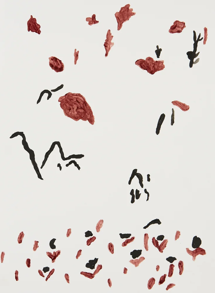  Japanese drift  Acrylic on paper,&nbsp;2014&nbsp;  11.5" x 15"  All images copyright Hillery Sproatt 