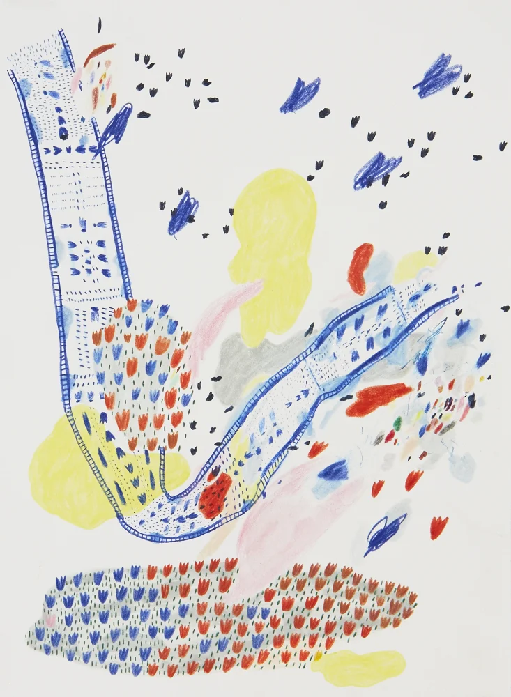  Sweepings  Color pencil on paper,&nbsp;2013&nbsp;  11.5" x 15"  All images copyright Hillery Sproatt 