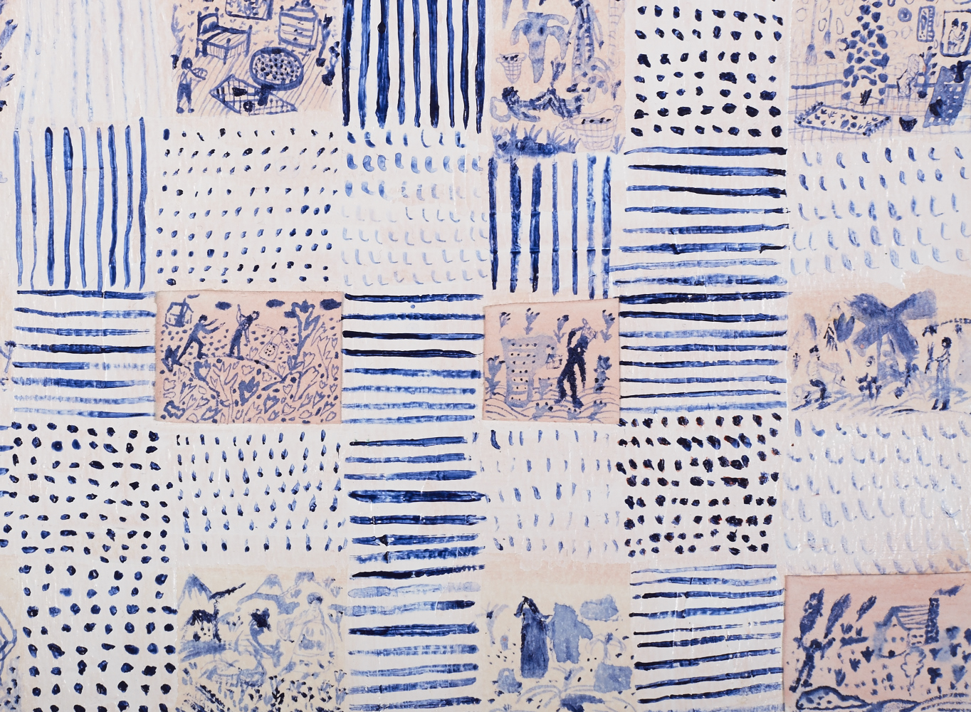  Untitled detail  Gouache and acrylic on paper,&nbsp;2014&nbsp;  11.5" x 15"  All images copyright Hillery Sproatt 