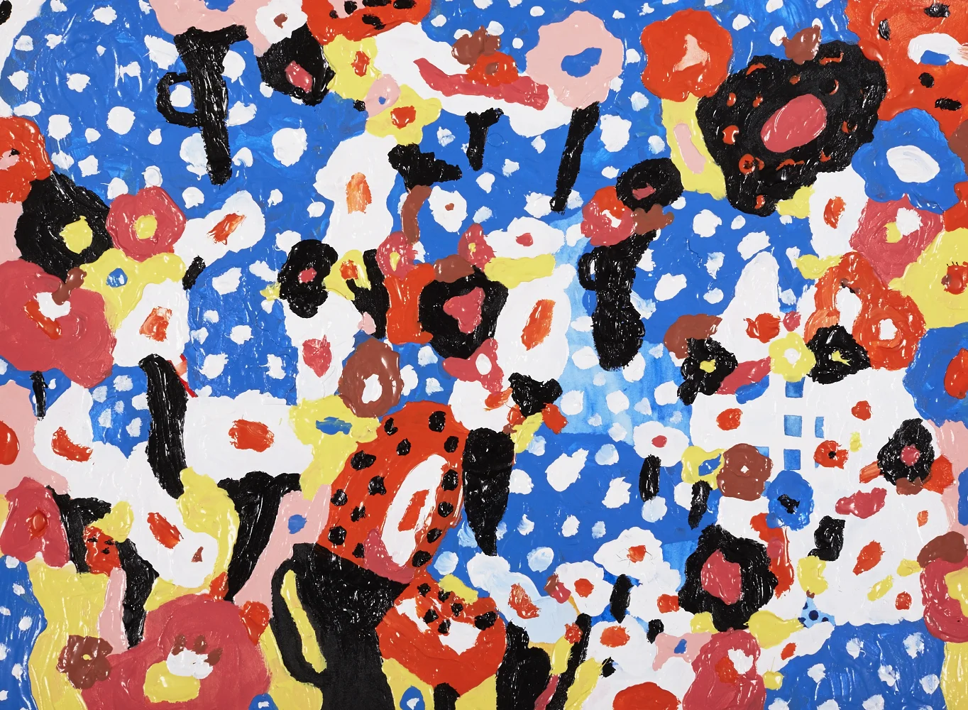  Poppies  Acrylic on paper,&nbsp;2014&nbsp;  11.5" x 15"  All images copyright Hillery Sproatt 