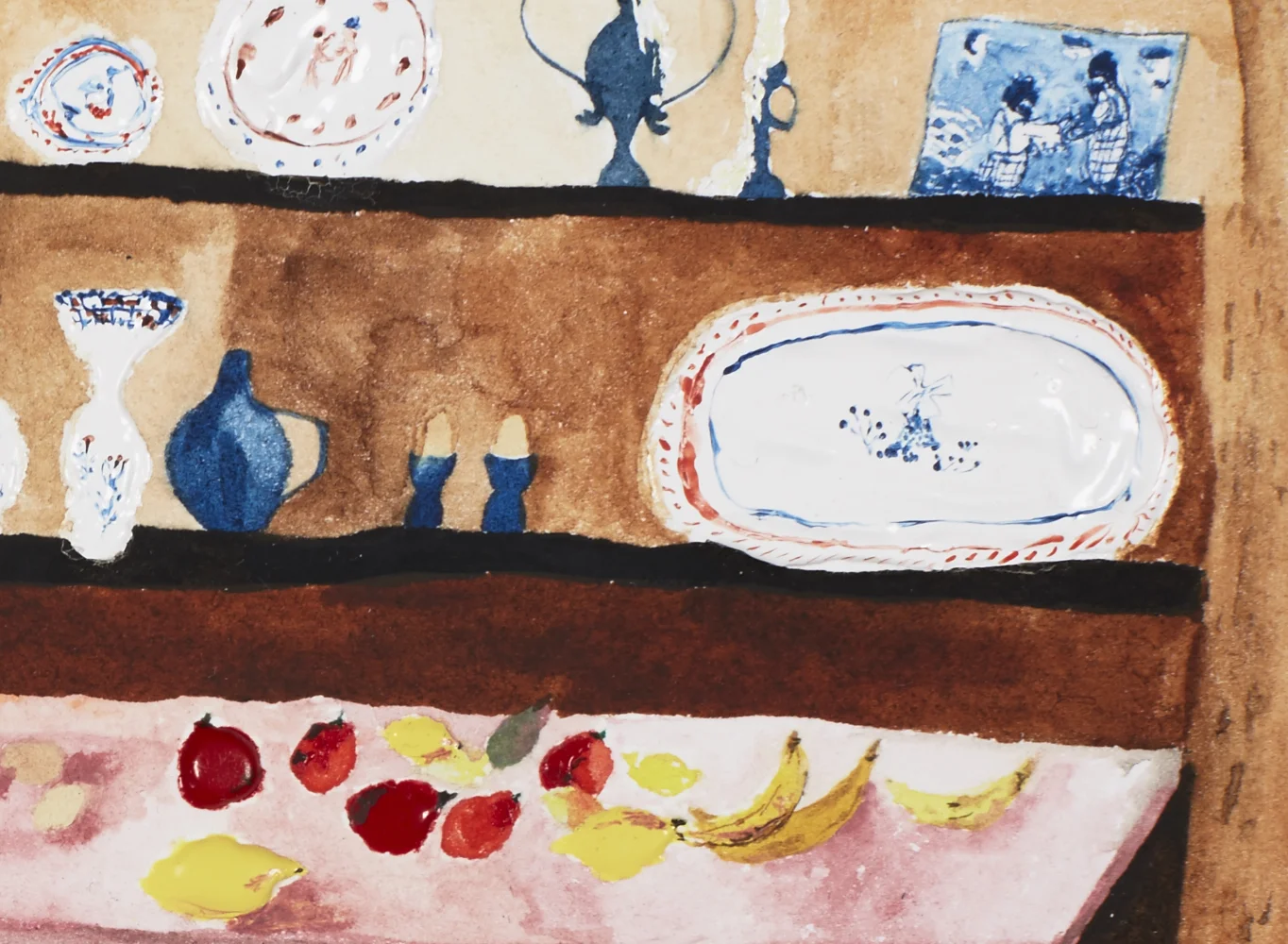 In some quiet, detail Gouache and acrylic on paper, 2014 11.5" x 15" All images copyright Hillery Sproatt