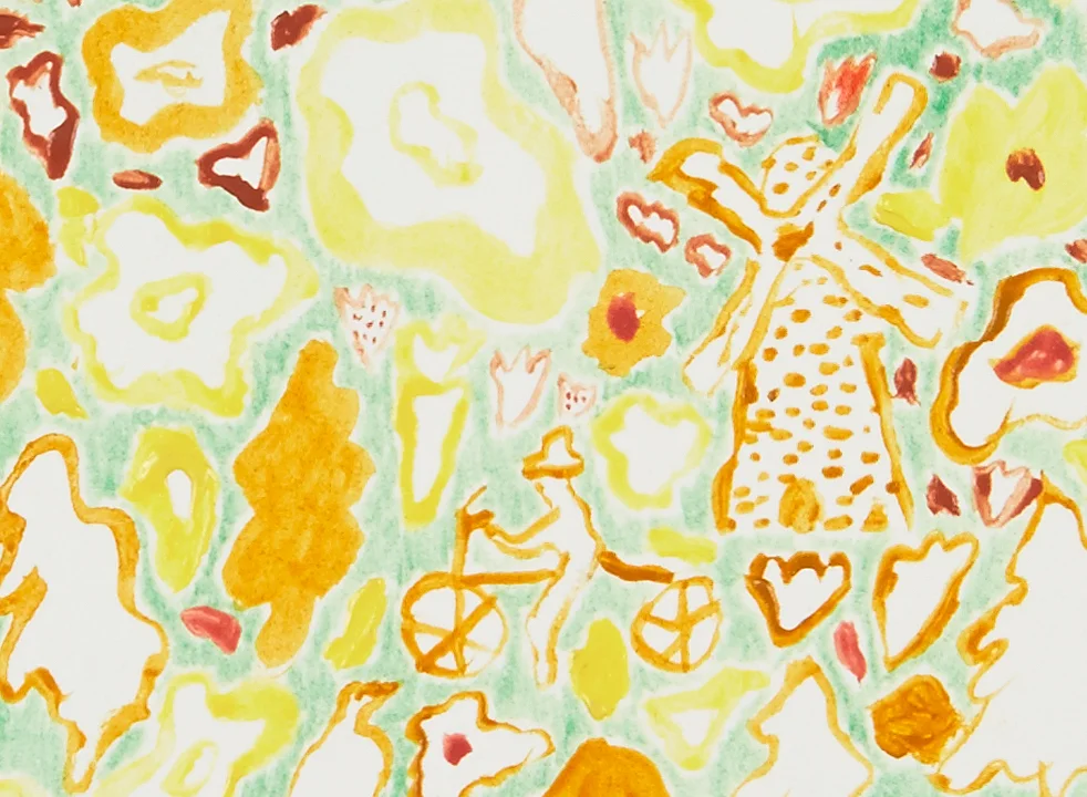  Holland, detail  Acrylic on paper,&nbsp;2014&nbsp;  11.5" x 15"  All images copyright Hillery Sproatt 