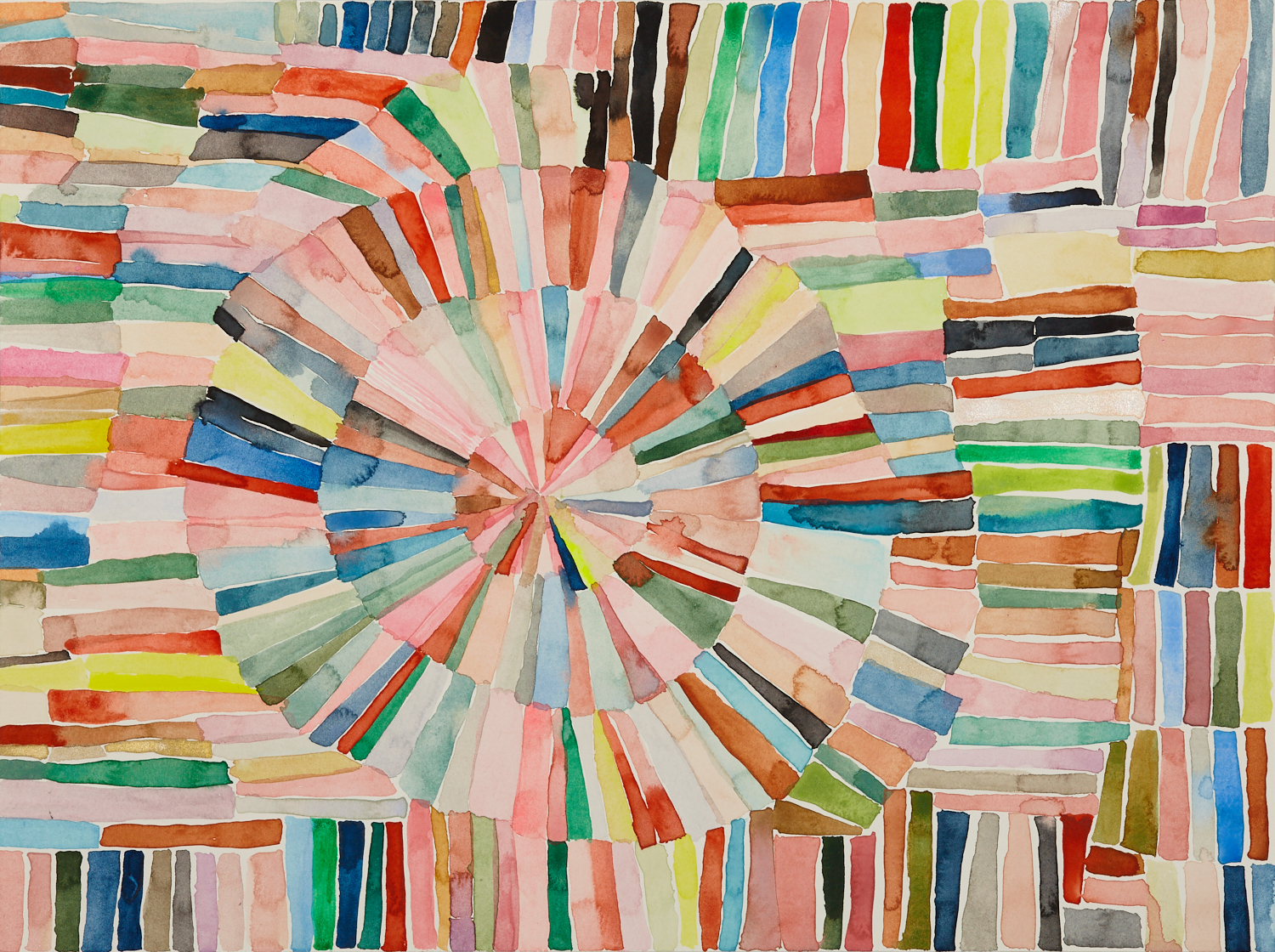 An Open Field Watercolor and gouache on paper, 2017 12” x 16” $850 Sold