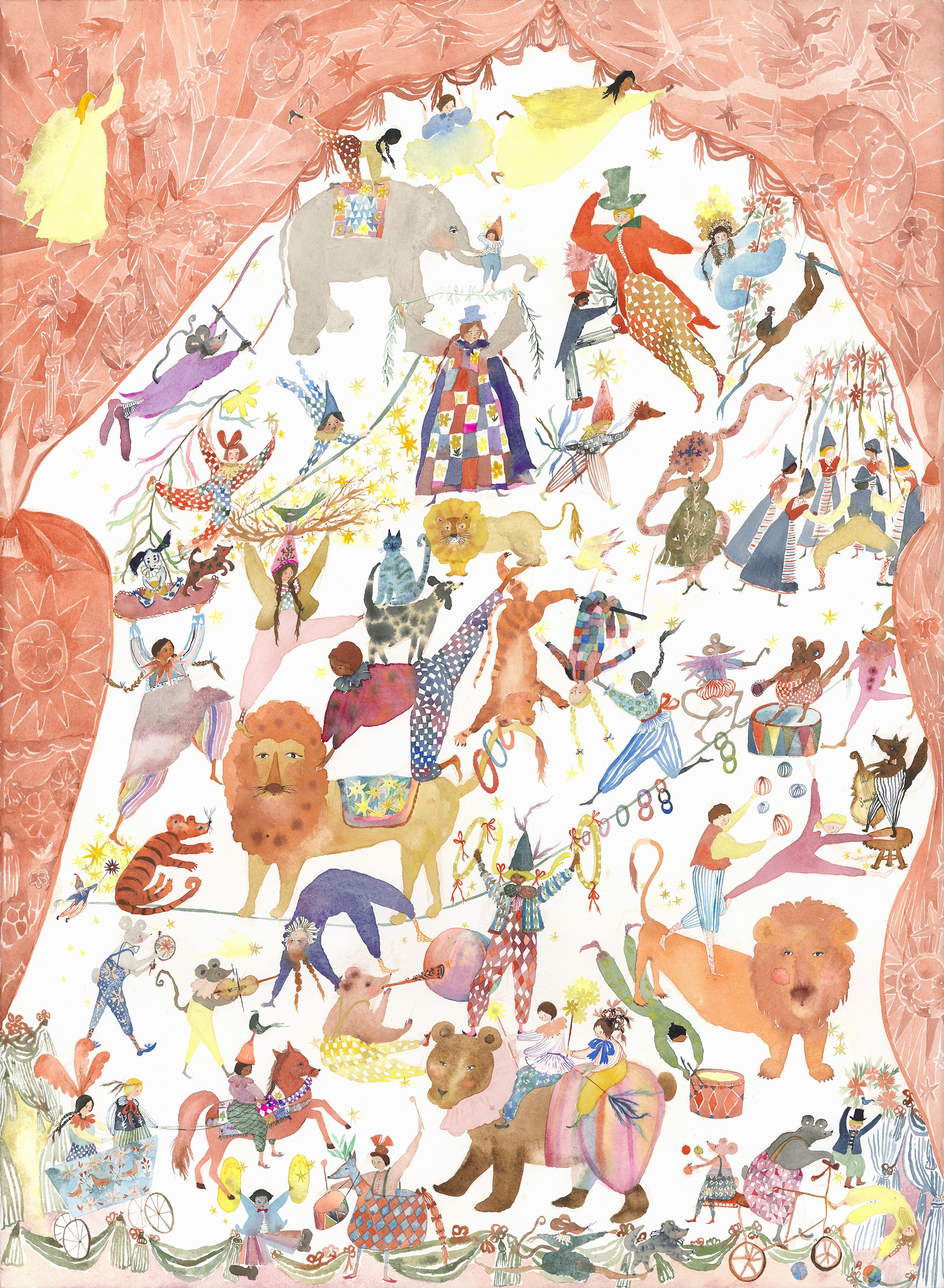 Cirque Watercolor on paper, 2025 22” x 30” $4500 Available