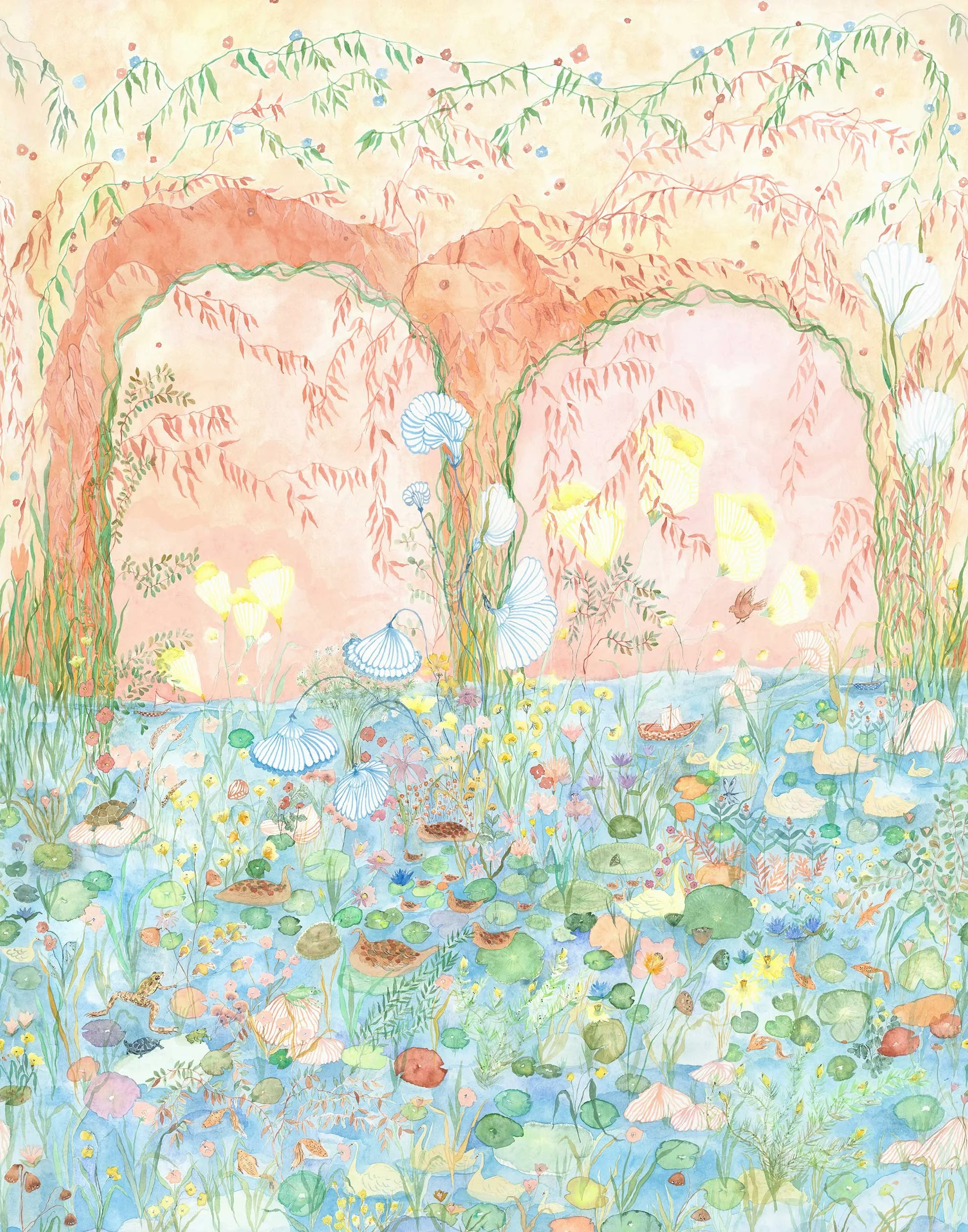 HW_HS003_LilyPond_Sunrise_Full_mural_web.jpg