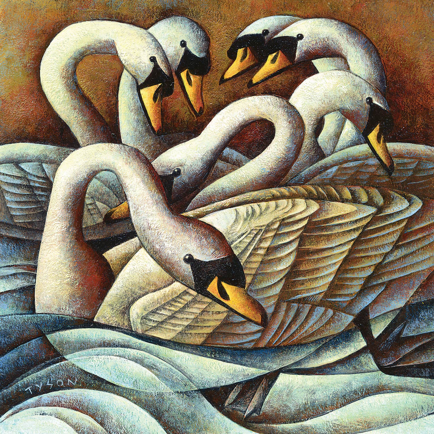 Seven Swans-A-Swimming