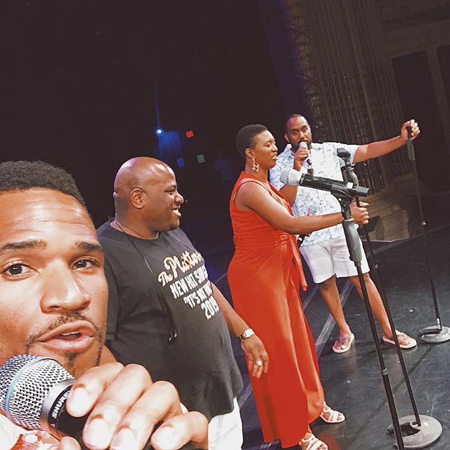 Sound check @hawaiitheatre #theplatters #theplattersnow 📸@smileyfacesongster